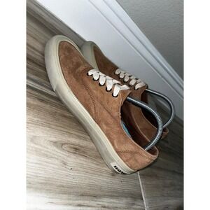 SeaVees Men's Size 10 Legend Suede Lace Up Sneakers Whiskey